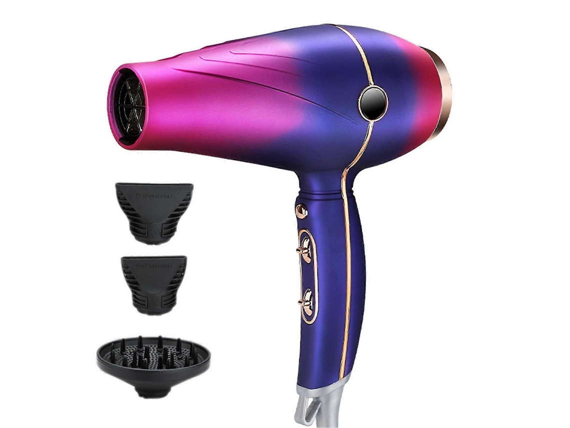 Secador De Cabelo Profissional De Cerâmica De Alta Potência Para Salão Com Difusor E Concentrador, Com Íons Negativos. Ly Ebike