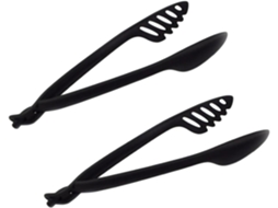 Conjunto De 2 Pinças Nylon Para Alimentos, Ideais Para Cozinha, Churrasco E Saladas Em Buffets Possuem Cabo