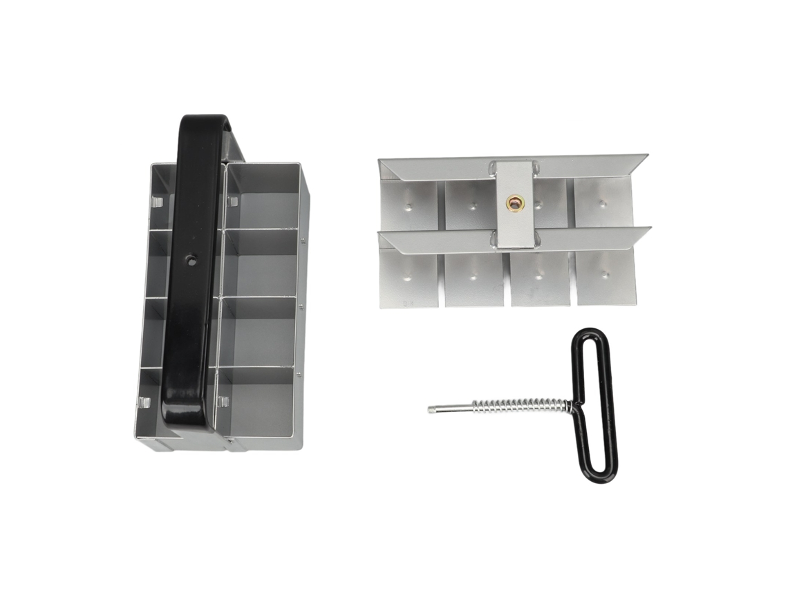 Bloco de Solo com cabo, 8x5cm, ferro galvanizado para semeadura e estaquia CHABERLU