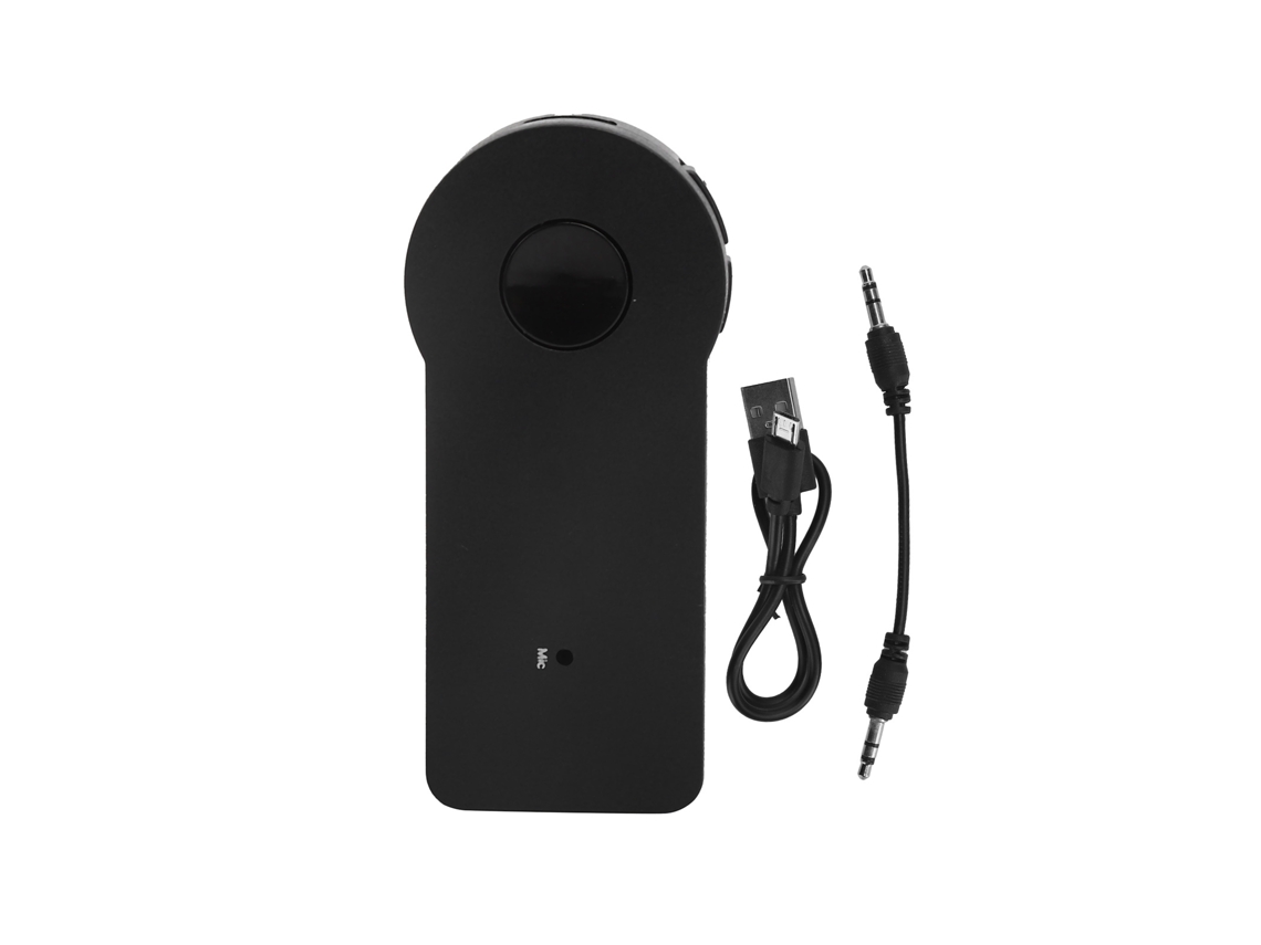 Adaptador Bluetooth 4.1 Carro 2 Em 1 Receptor Transmissor Com Microfone E Bateria De 8h Ep-b3512