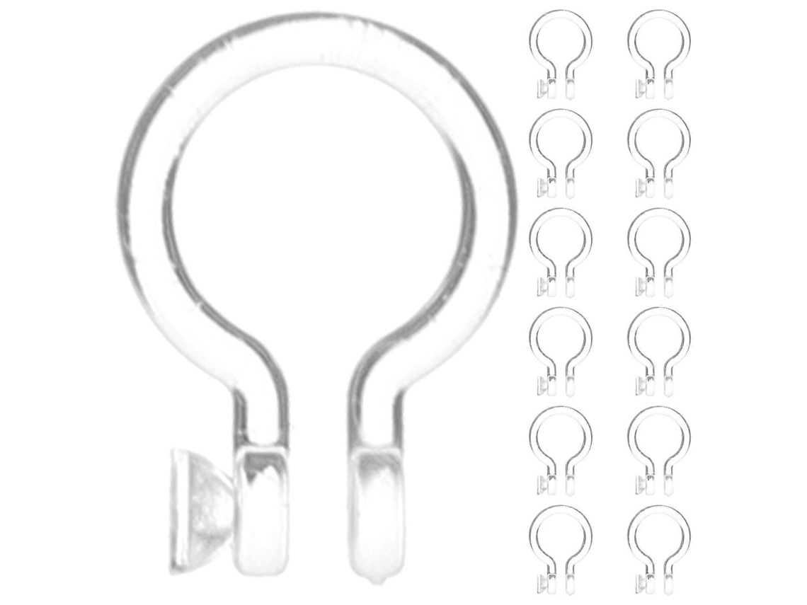 Clipe Nasal De Silicone Transparente Para Uso Diário - 50 Unidades