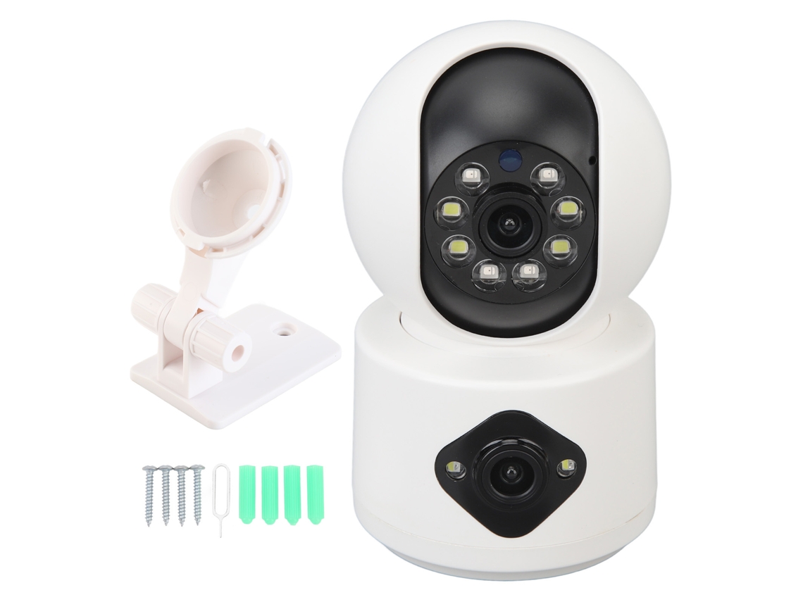 Mali câmera de Segurança Dual Lens Sem Fio Hd com Monitor Bebê e Conversa Bidirecional