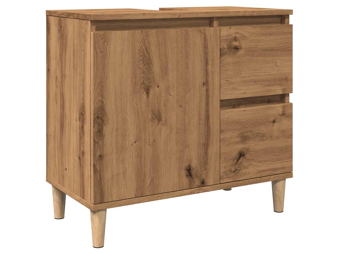 Sink Cabinet, Sink Cabinets Vidaxl Marrom Madeira Processada (n/a)