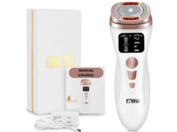 Aparelho De Beleza Facial Com Tela, Que Oferece Remoção De Rugas, Massagem Ultrassônica E Rejuvenescimento Da Pele Com Ação Antienvelhecimento.