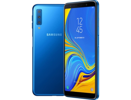 Smartphone SAMSUNG Galaxy A7 64GB Azul — Android 8.1 | 6'' | Octa-Core | 4GB RAM | Dual SIM