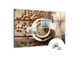 Quadro Magnético Pacote De Café Para O Quarto Das Crianças Espelharte (60x40 Cm)