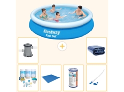 Bestway Piscina Bestway Fast Set Redonda - 366x76 Cm - 7-peças S21392
