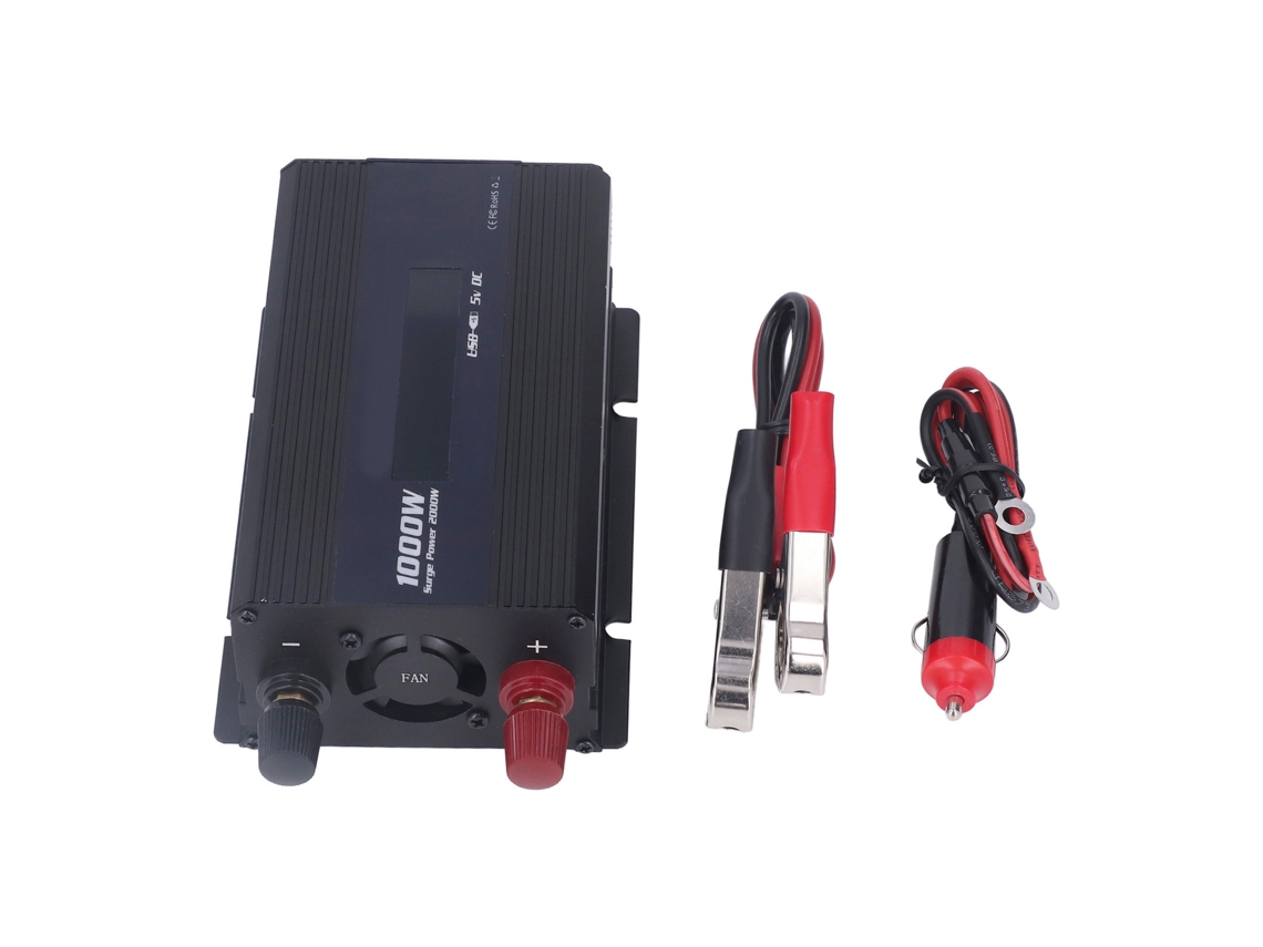 Laxiscreed Inversor De Carro 1000w Dc Para Ac, Ideal Para Uso Diário