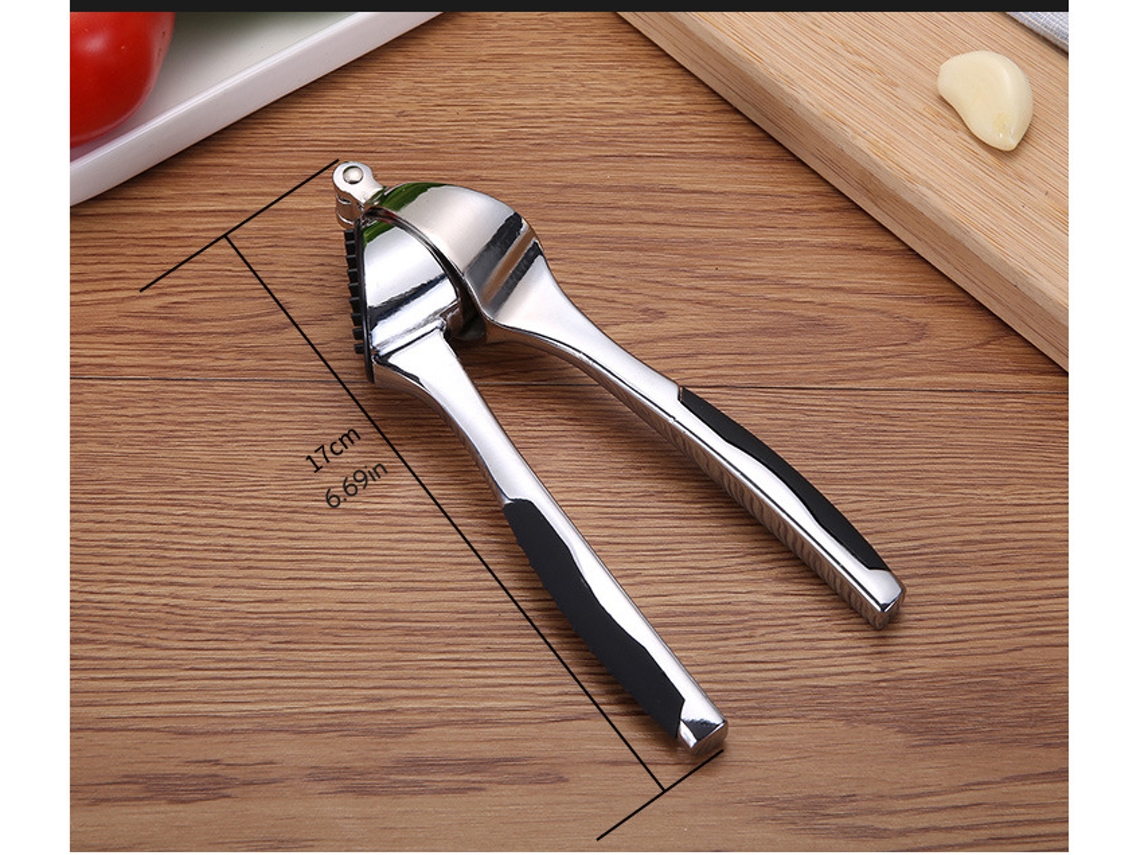 Espremedor De Alho Comfort Grip, Trituração Sem Esforço, Ferramenta Multiuso Para Uso Na Cozinha, Preto, Picador De Alho Com Design À Prova De Ferruge