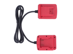 Carregador De Bateria Laxiscreed Com Conversor De Energia E Extensão De 1,6m Para 18v
