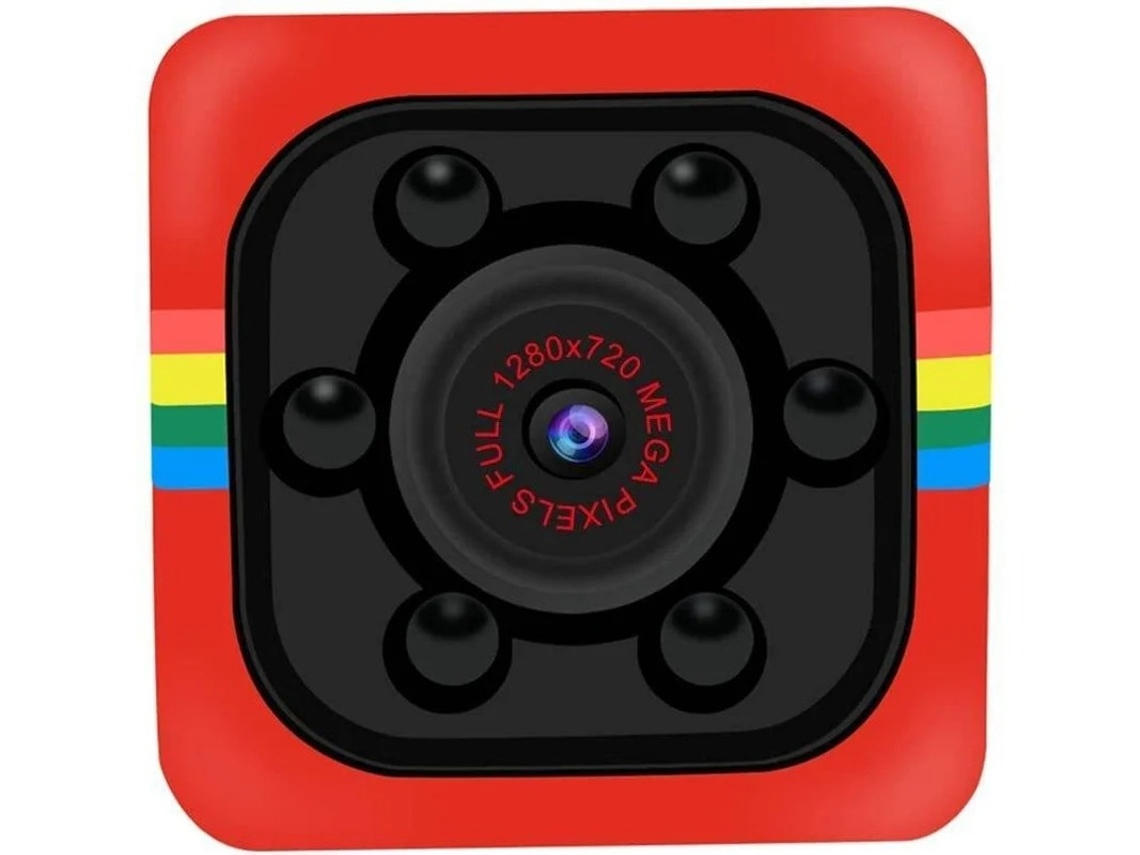 Bestvite HD 720P Mini Câmera Espiã Sem Fio Interna Externa Vermelha