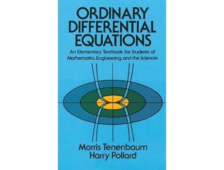 Livro Ordinary Differential Equations de Morris Tenenbaum e Harry Pollard (Inglês)