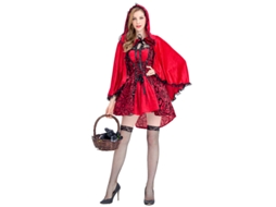 Chapeuzinho Vermelho Cosplay Fantasia de Halloweenxl