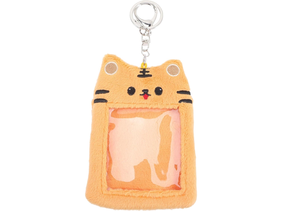 Porta Cartões E Documentos De Pelúcia Amarela Com Design Kawaii, Fácil De Usar, Ideal O Escritório E Como Presente
