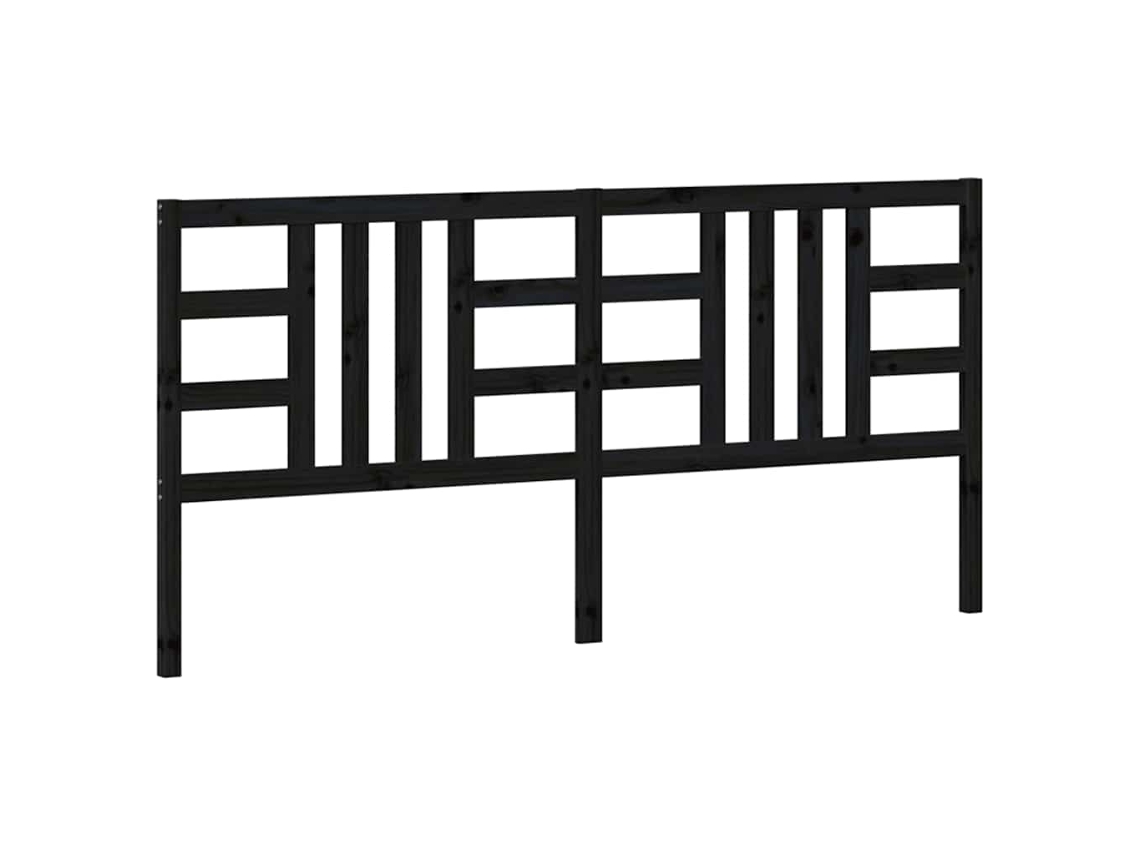 Cabeceira 206x4x100 Cm Pinho Maciço Marrom MAISON EXCLUSIVE