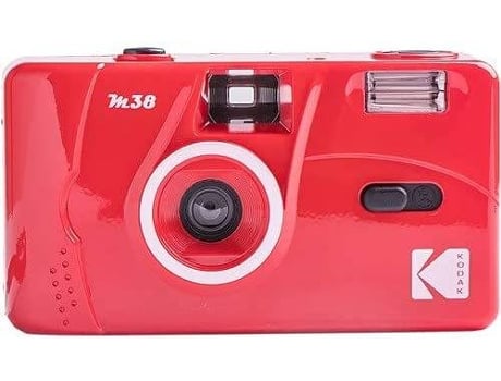 Máquina Fotográfica Reutilizável KODAK M38 Vermelho