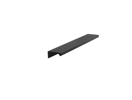 Cabo de Alumínio Modelo Vico Acabamentos Prata Mate Anodizado Brilho Preto e Branco Mate Dist 128Mm Acabamento preto fosco TRENTADUE