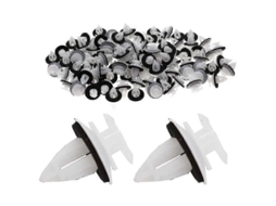 100pcs Clips De Plástico 51418224768 Para Painel De Porta E46 E53 E90 E91 E70 Fixadores Automotivos