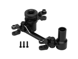 Conjunto De Direção Rc Em Liga De Alumínio Para Carro Traxxas 1:7 Udr Leve E Resistente Preto