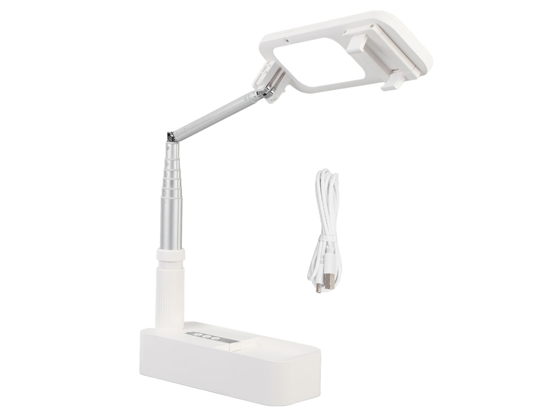 Suporte Extensível para Selfie com Luz, Controle Remoto, Transmissões Ao Vivo