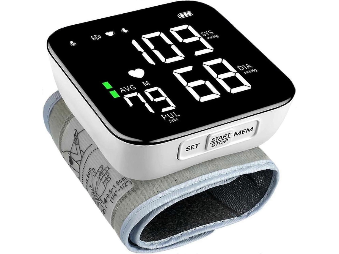 Monitor de Pressão Arterial Pulso, para Uso Doméstico, Memória 2x90 Leituras, Te La Led Grande, Pre GOKOCO
