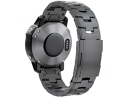 Bracelete Para Garmin (22mm) - Liga De Titânio - Oracle Cinza