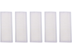 Conjunto De 5 Filtros Reposição Para Aspirador Pó Robô Medion X10 Sw,
