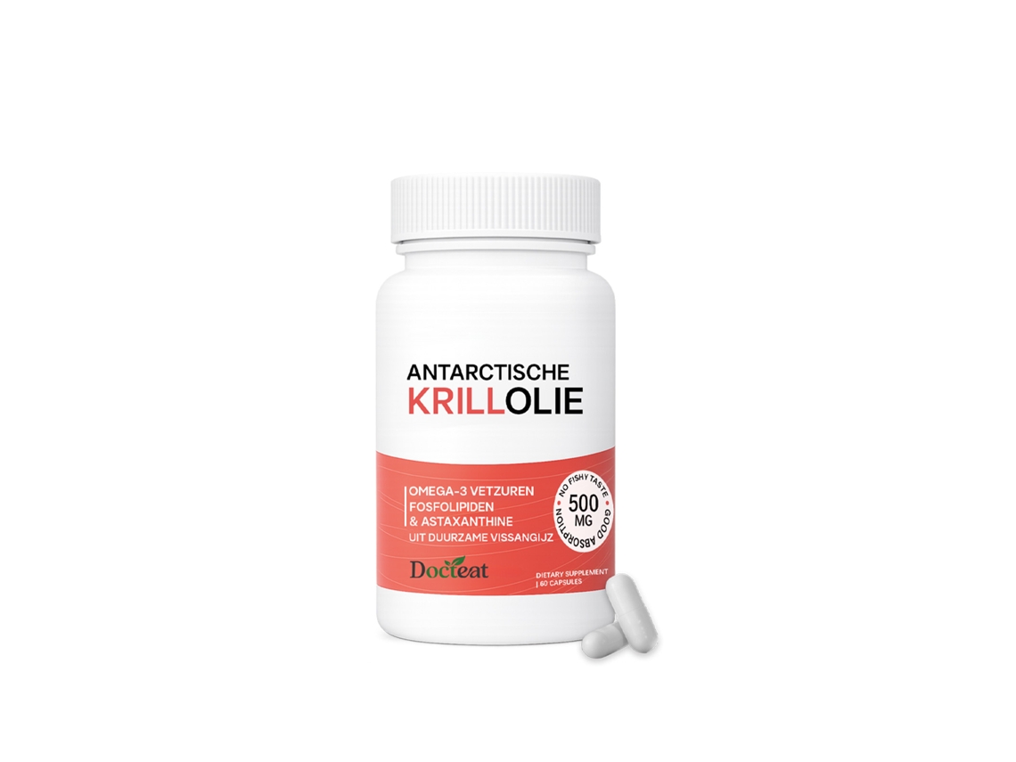 Cápsulas Krill Oil Docteat Suplemento Diário