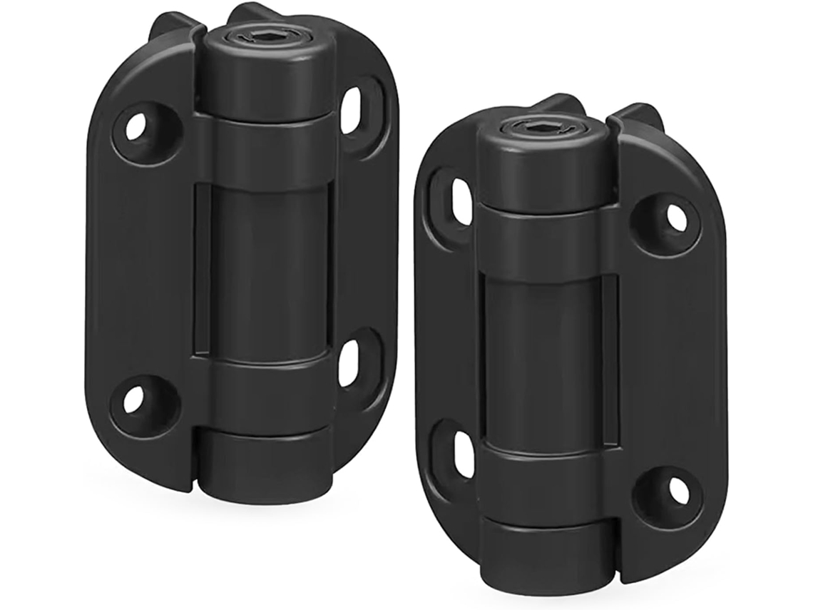 2 Dobradiças De Nylon Ajustáveis Para Porta Com Mecanismo Fechamento Automático, Dobradiça Com Amortecimento Reforçada
