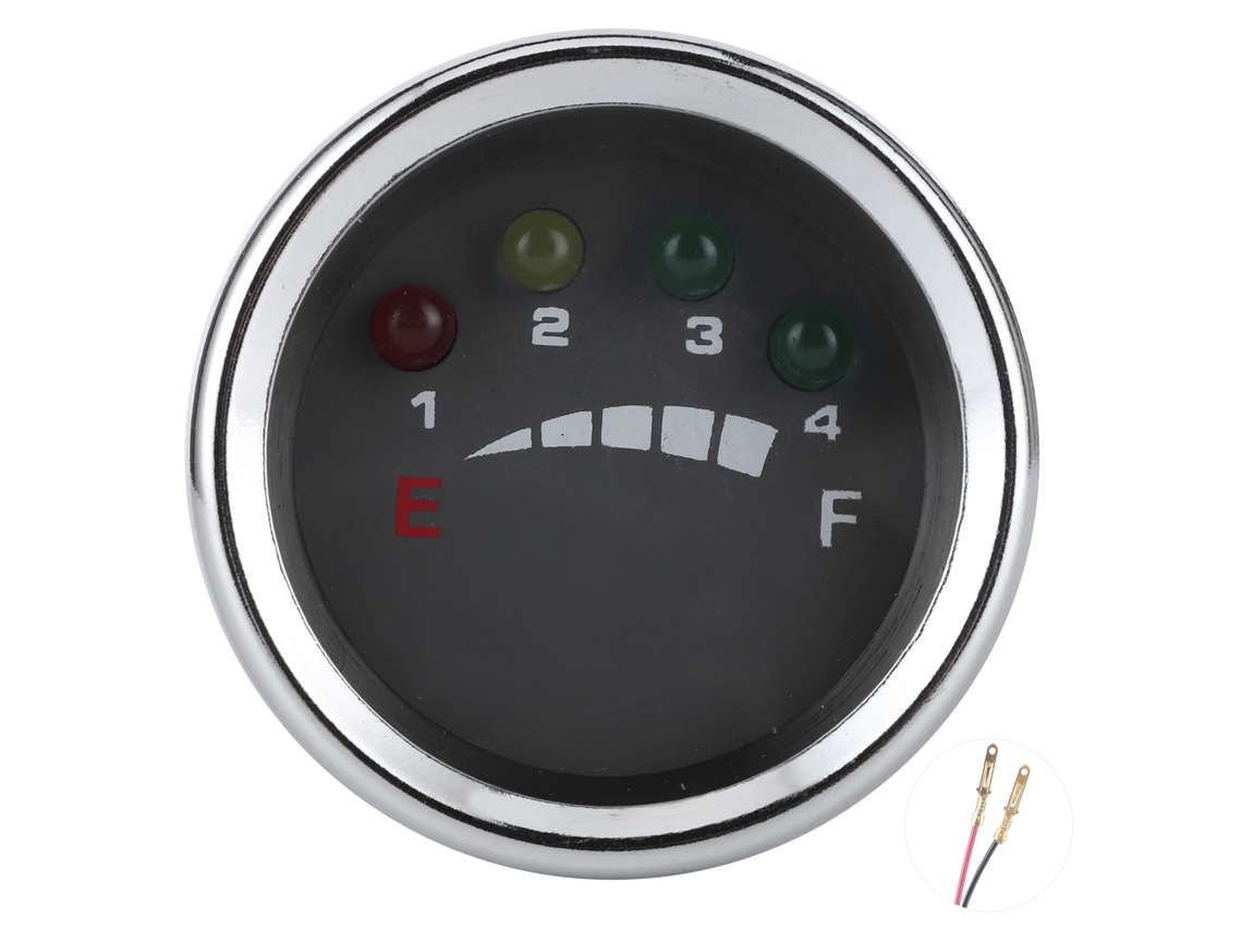 Medidor De Bateria Led Preciso Para Barcos Elétricos, Carrinhos De Golfe, Quadriciclos E Empilhadeiras De 24v.