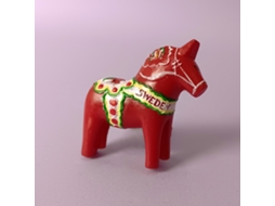 (cavalo Vermelho Sueco) Ímãs De Geladeira Europeus Dinamarca Finlândia Islândia Rússia