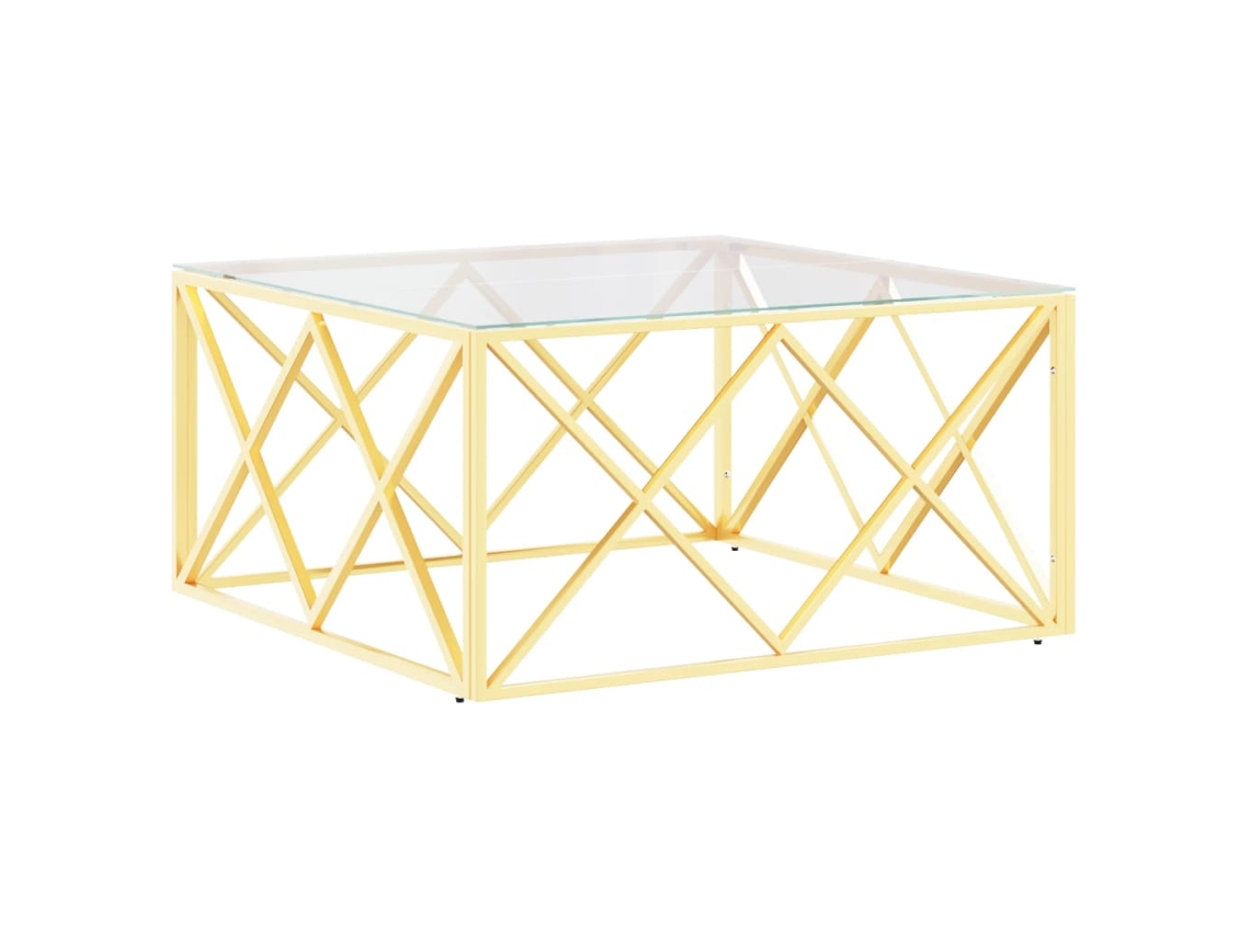 Coffee Table, Coffee Tables Vidaxl Ouro Aço Inoxidável (n/a)
