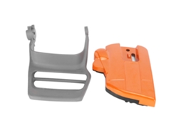 Capa Lateral com Proteção de Mão para Motosserra Husqvarna 340, 345, 350, Peças de Reposição