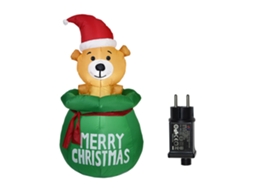Laxiscreed Inflável Natalino Com Luz Para Jardim, Decoração De Natal Ao Ar Livre