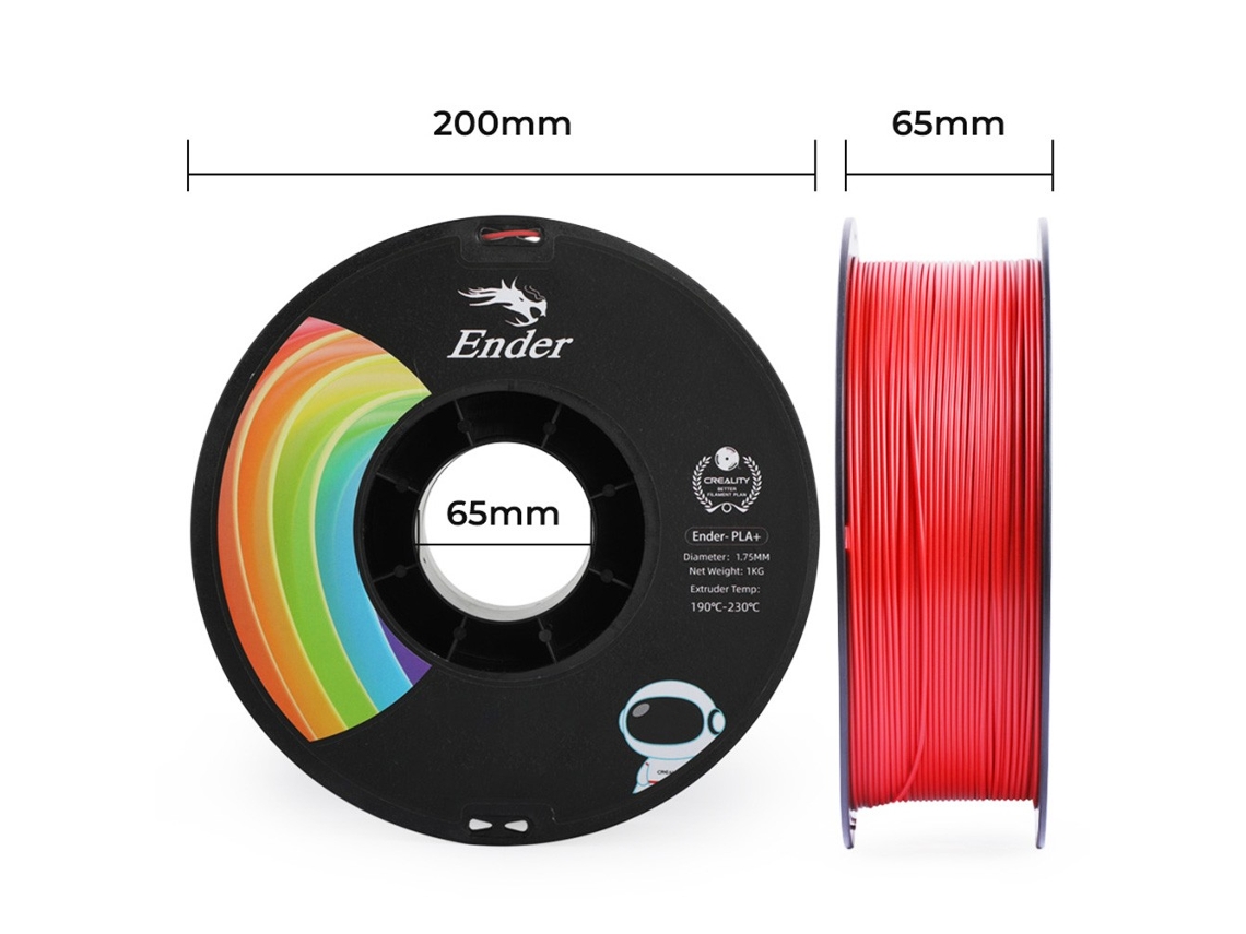 Filamento de Impressão 3D CREALITY Ender-Pla 1.75Mm Vermelho