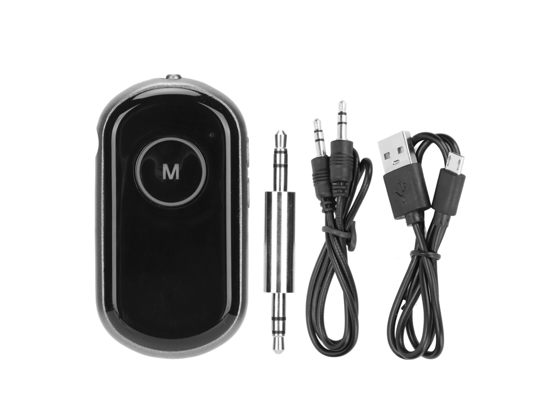 Receptor e Transmissor de Áudio Sem Fio EOOCOO (receptor e Transmissor 2 em 1 com Bateria Interna)