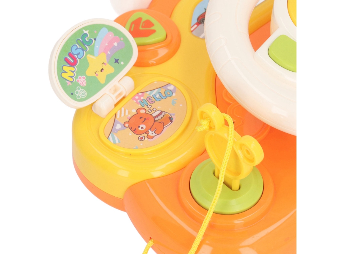 Mali brinquedo de Volante para Bebê Multifuncional com Luz e Música Educativo para Casa e Exterior B