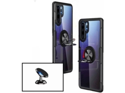 Kit Capa e Suporte Xiaomi Mi 9 Clear Armor Transparente e Preto