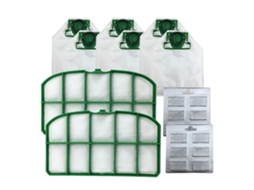 6 sacos de pó, 2 filtros HEPA e 2 blocos de fragrância para aspiradores de pó VK200