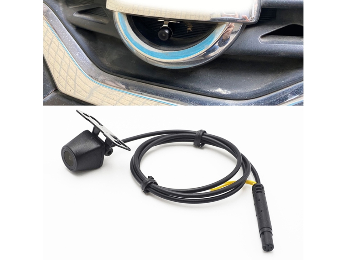 Câmara de Reversão HALINUIA 640x480 Pixel, Mini Plug 12mm, À Prova D'água, Sensibilidade Automática, Para Carro