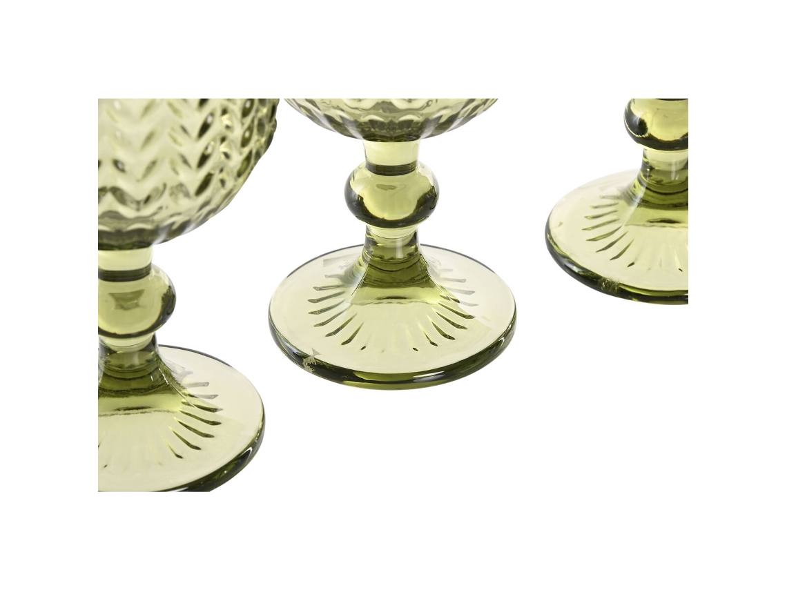 Conjunto De Copos Em Casa Esprit Verde Cristal: 380 Ml (6 Unidades)