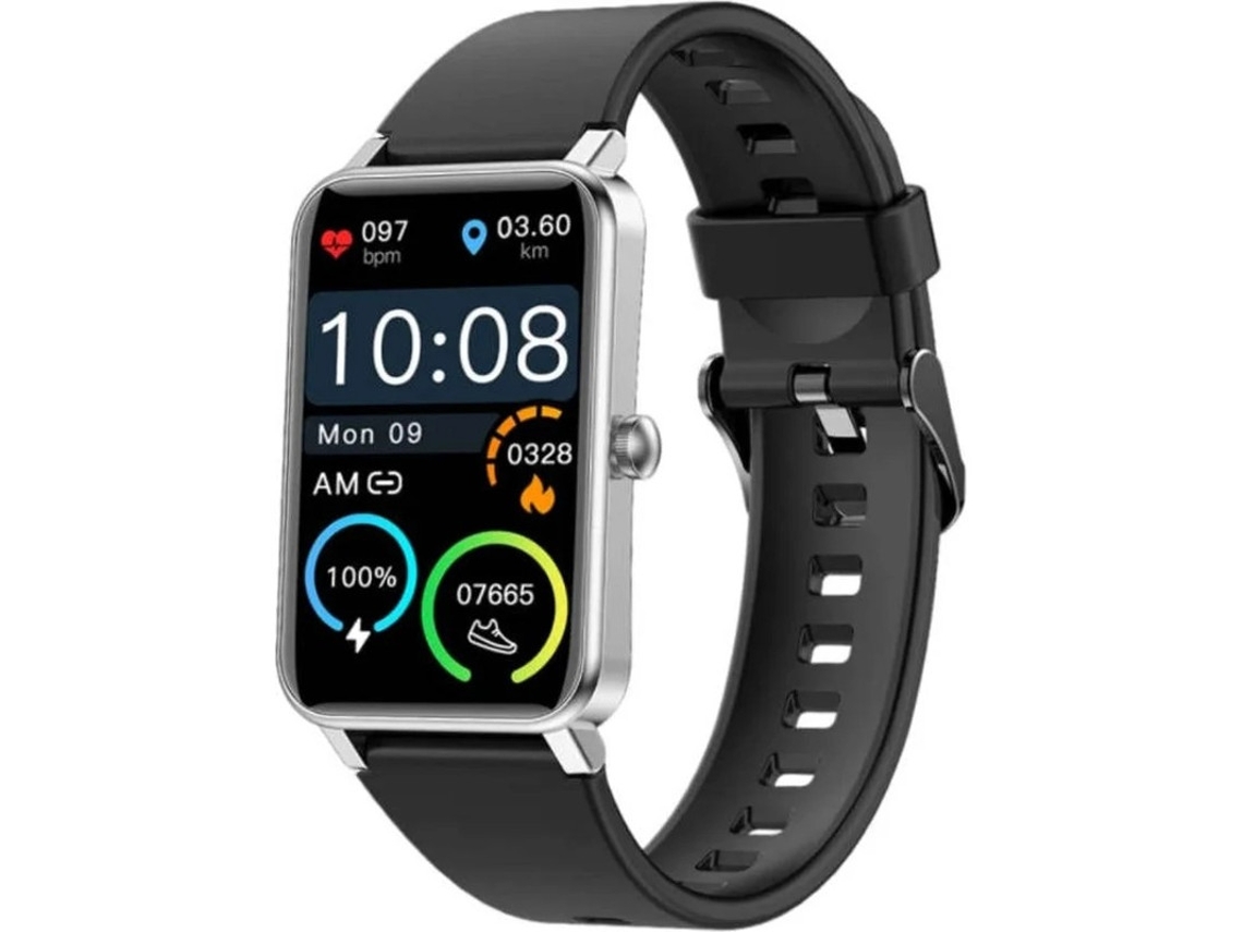 Relógio inteligente Bestvite, relógio fitness para esportes ao ar livre IP67 para sistema Android iOS (preto)