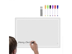 Quadro Branco De Mesa, Quadro Branco Para Quadro Branco, Bloco De Notas De Acrílico Com Suporte, Seis Canetas Olysi Shop