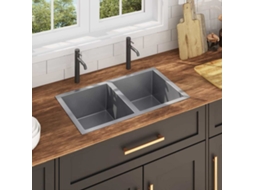 Vidaxl Lava-louça De Cozinha Artesanal Aço Inoxidável