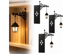 Luminária Decorativa Para Estante De Livros, Estilo Lanterna