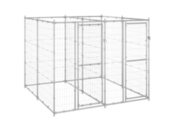 Vidaxl Canil De Exterior 4,84 M² Aço Galvanizado