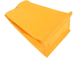 Bolsa De Lona Amarela Para Carrinho Limpeza, Grande Capacidade.