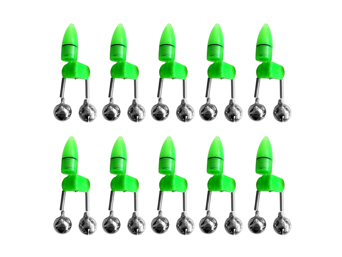 Luz Alarme Pesca Noturna Led com Sinos 10pcs