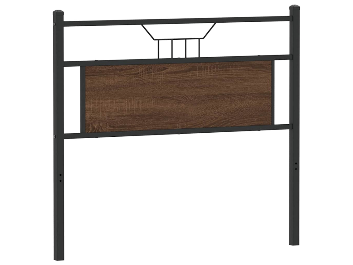 MAISON EXCLUSIVE Cabeceira de Substituição em Derivados de Madeira/aço Carvalho Castanho 100 cm