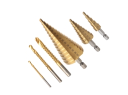 Conjunto De 6 Brocas Escalonadas Com Estojo